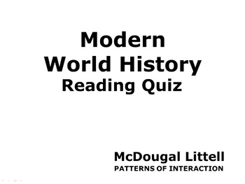 world history textbook mcdougal littell