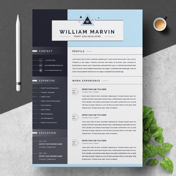 Preview of Modern and Creative Resume Template | Front End Developer