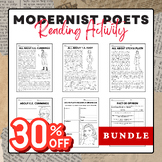 Modernist Poets - Reading Activity Pack Bundle | National 