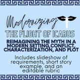 Modernizing the Myth "The Flight of Icarus" with a New Set