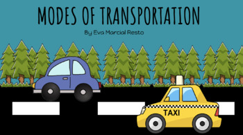 Preview of Modes of Transportation (Google Slide, Remote Learning Resource)