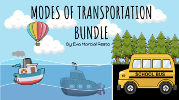 Preview of Modes of Transportation: Land, Air, and Water (Google Slide, Bundle)