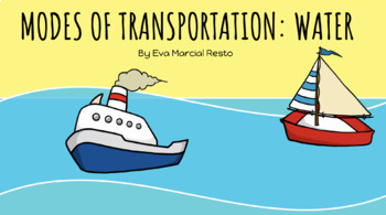 Preview of Modes of Transportation: Water (Google Slide, Touch-Friendly Activity)