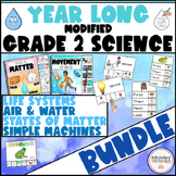 Modified 2nd GRADE SCIENCE UNITS MEGA BUNDLE - YEAR LONG G