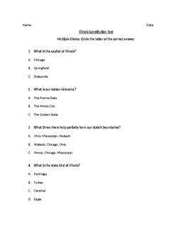 Illinois constitution test study guide