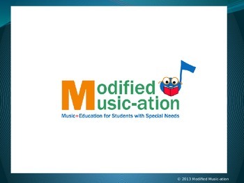Preview of Modified Music + Education for Students with Special Needs