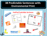 Predictable Sentences using Environmental Print