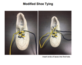 Modified Shoe Tying by Jordyn's OT Area | TPT