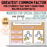 Modified for Special Education - GCF (for those who don't 