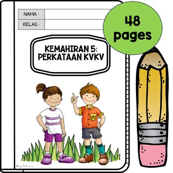 Preview of Latihan perkataan KVKV  Pemulihan Khas | Malaysian Curriculum
