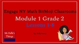 Module 1 Engage NY Math Bitmoji Rooms (Grade 2)