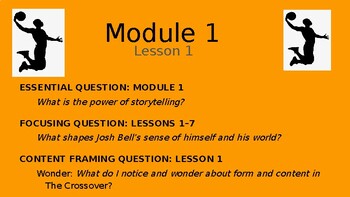 Preview of Module 1 Lesson 1 Wit and Wisdom The Poetics and Power of Storytelling