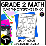 Grade 2 Math Sums and Differences to 100 Module 1 Assessme
