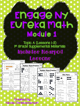 Preview of Engage NY/Eureka Math - 1st Grade Module 1 Topic A (Lessons 1-3)