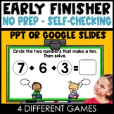 Make A Ten Early Finishers Activities | Three Addends Activity