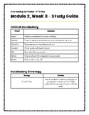 Module 2, Week 3 - Study Guide