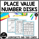 Grade 2 Math Place Value With Number Disks Worksheets and 