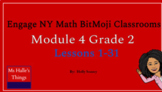 Module 4 Engage NY Math Bitmoji Classroom ( Grade 2 Lessons 1-31)