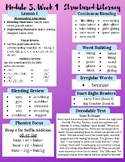 Module 5 HMH Structured Literacy Inspired Focus Sheets 2nd grade