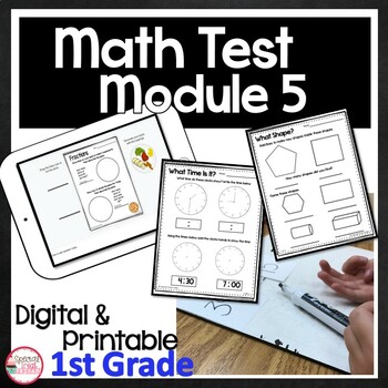 Preview of Module 5 Math Test 1st Grade