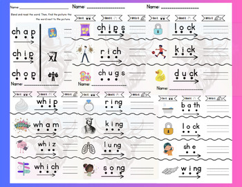 Preview of Module 7 HMH Structured Literacy Inspired Worksheets with 4 Free Weeks of Slides