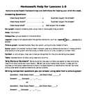Module 7 Homework Helper Lessons 1-5