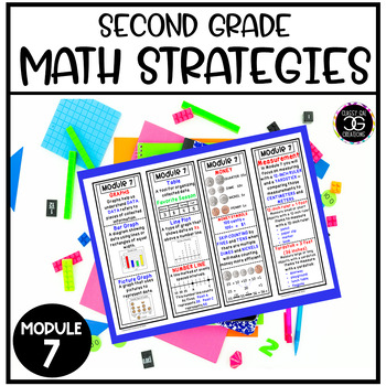 Preview of Grade 2 Math Measurement Data Money and Graphing Strategy Bookmarks