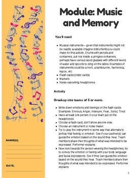 Preview of Module: Music and Memory