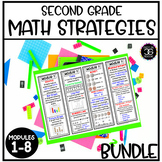 Grade 2 Math Addition and Subtraction Strategy Bookmarks M