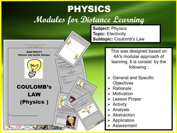 Preview of Modules For Physics: Electricity (Coulumb's Law)