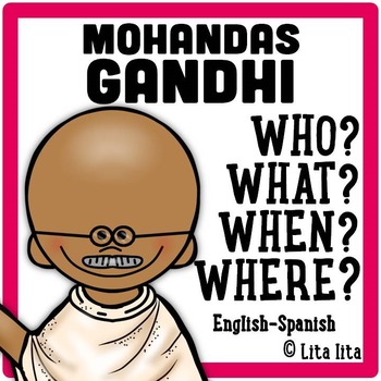 Preview of Mohandas Gandhi Fold&Learn