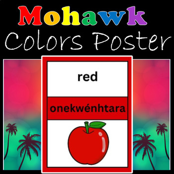 Preview of Mohawk (Kanien'kéha) Colors Poster