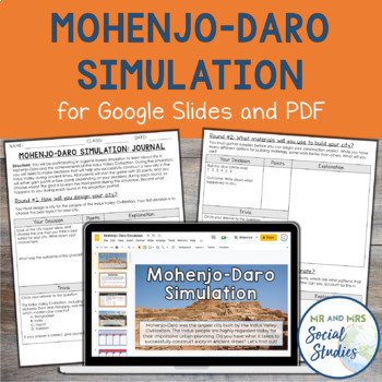 Preview of Mohenjo Daro Simulation | Ancient India Simulation Activity
