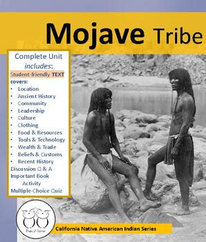 Preview of Mojave Tribe CA Native American Indian Informational Reading and Activities