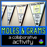 Moles and Grams Science Pennant Activity