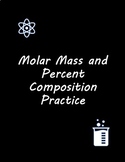 Molar Mass and Percent Composition Practice Worksheet