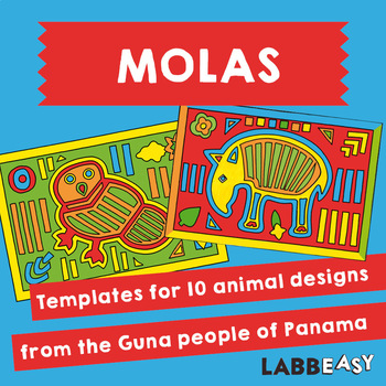 Preview of Molas - Templates for 10 different designs from the Guna people of Panama