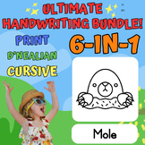 Mole 6in1 Bundle - Print D'Nealian Cursive Handwriting Wor