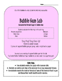 Mole Activity: Bubble Gum Lab