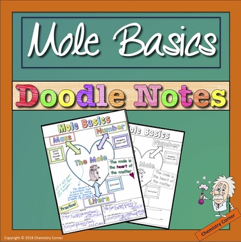 Preview of Mole Basics Doodle Notes