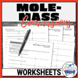 Mole-Mass Conversions Worksheets | Printable and Digital