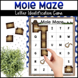 Mole Maze Letter Identification Activity
