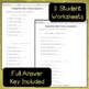 Mole Ratios - Stoichiometry (moles) Worksheets Set 3 by The Science