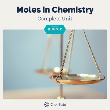 Preview of Mole in Chemistry Bundle Editable calculations and conversions | notes homework