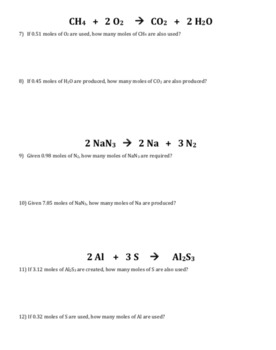 Mole to Mole Stoichiometry - Detailed Examples and Practice Problems