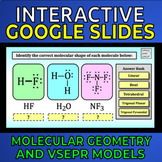 Molecular Geometry and VSEPR Models -- Interactive Google Slides