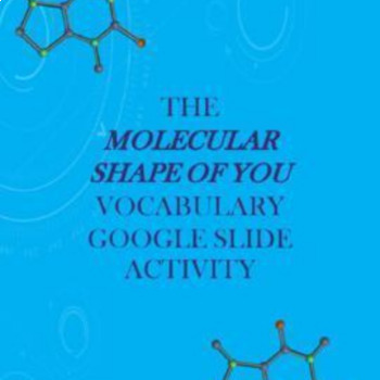 Preview of Molecules Activity -The Molecular Shape of You Song Google Classroom Drag N Drop
