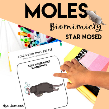 Preview of Moles Freebie | Project Based Learning STEAM Biomimicry Digital Activities