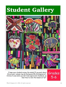 Molas Inspired by Cuna Art of Panama: Art Lesson for Grades 4-7 | TpT