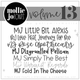 Mollie Jo Fonts: Volume Thirteen